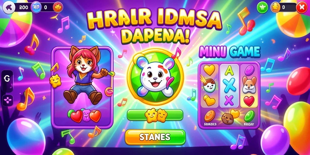 Tangkapan layar menunjukkan antarmuka pengguna yang menarik.