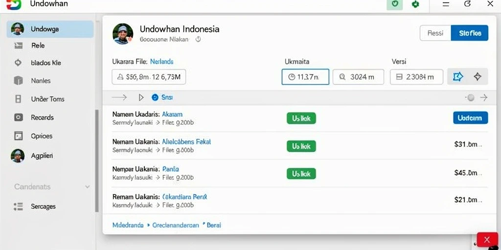 Tampilan antarmuka yang mudah digunakan untuk semua pemain.