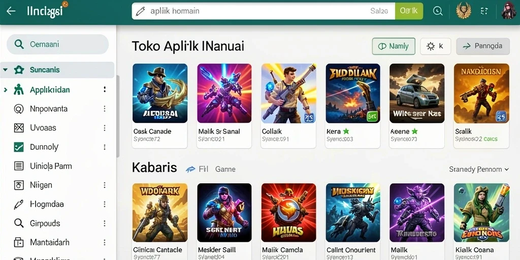 Tampilan antarmuka yang menarik dan mudah dinavigasi.