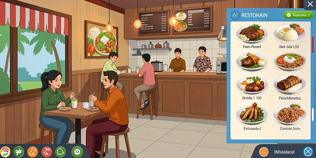 Tampilan antarmuka DENTOTO yang menarik dan intuitif.