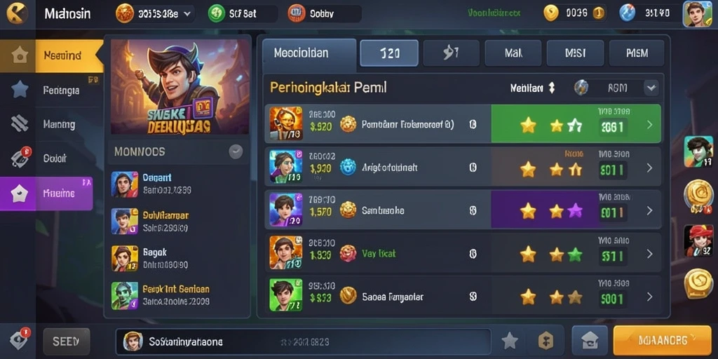 Antarmuka pengguna yang intuitif dan menarik.