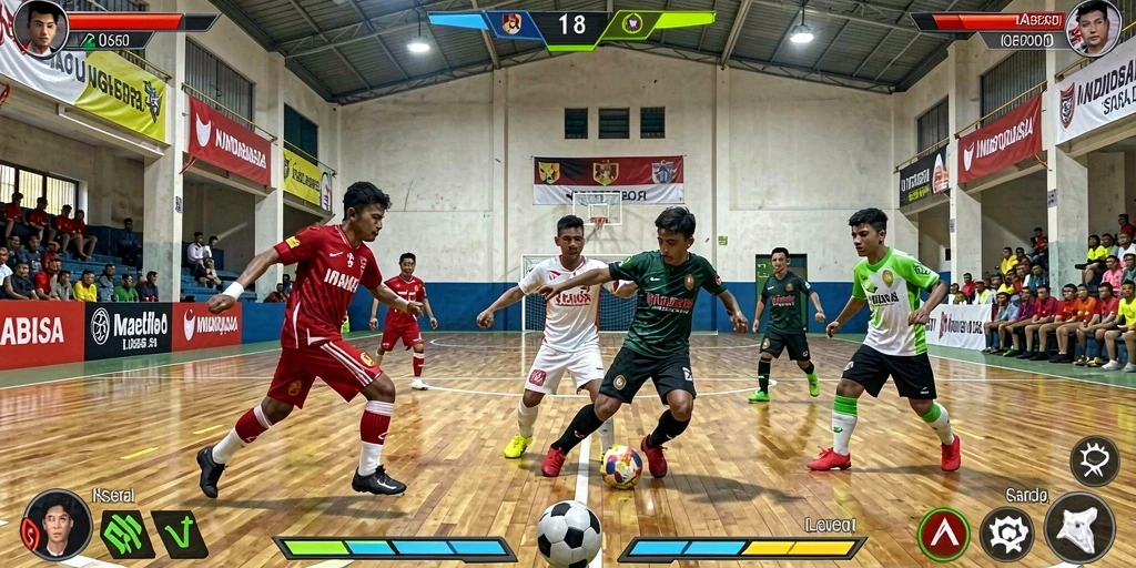Tampilan awal game yang menarik dan informatif.