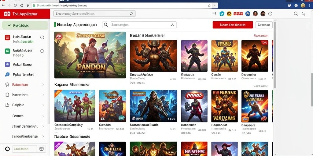 Screenshot menunjukkan karakter dengan kostum unik.