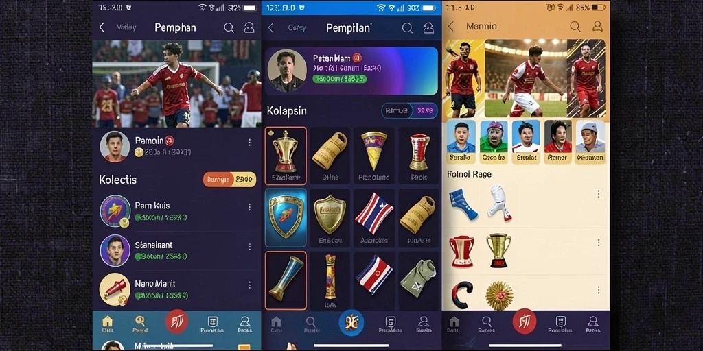 Tampilan menu utama yang menarik dan mudah dinavigasi.