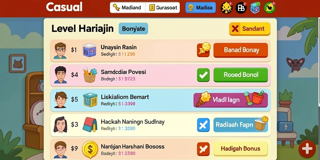 Tampilan antarmuka yang ramah pengguna dan menarik.